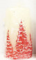 náhled Svíčka vánoční stromek červený GD DESIGN